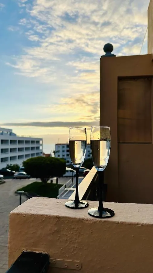 Sunset Apart, Large Terrace, Pool, Best Location! プエルト・デ・サンティアゴ